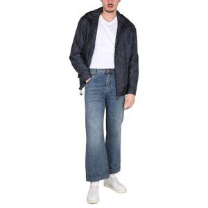 ETRO Men's Wide-Leg Cropped Denim Jeans Men BLUE Pants